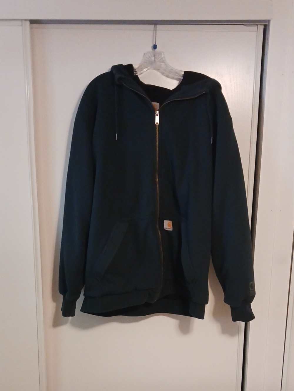 Carhartt Men’s Dark Navy Full-Zip Hoodie Jacket